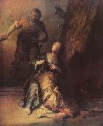 REMBRANDT Harmenszoon van Rijn Samson and Delilah oil painting reproduction